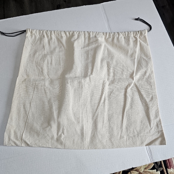 Duluth Trading Co Light Tan Canvas Drawstring Dust Bag Approx 17.5" x 21" Large - Picture 3 of 12